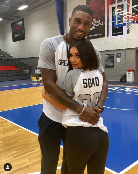 India Reynolds Wearing Boyfriend's Jersey
